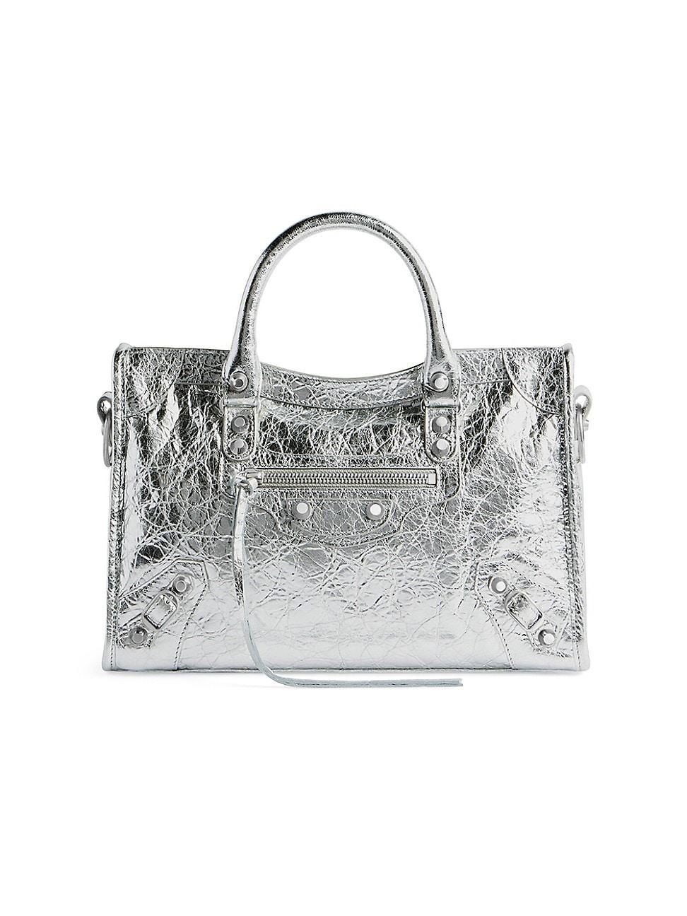 Womens Le City Small Tote Bag Metallized Product Image