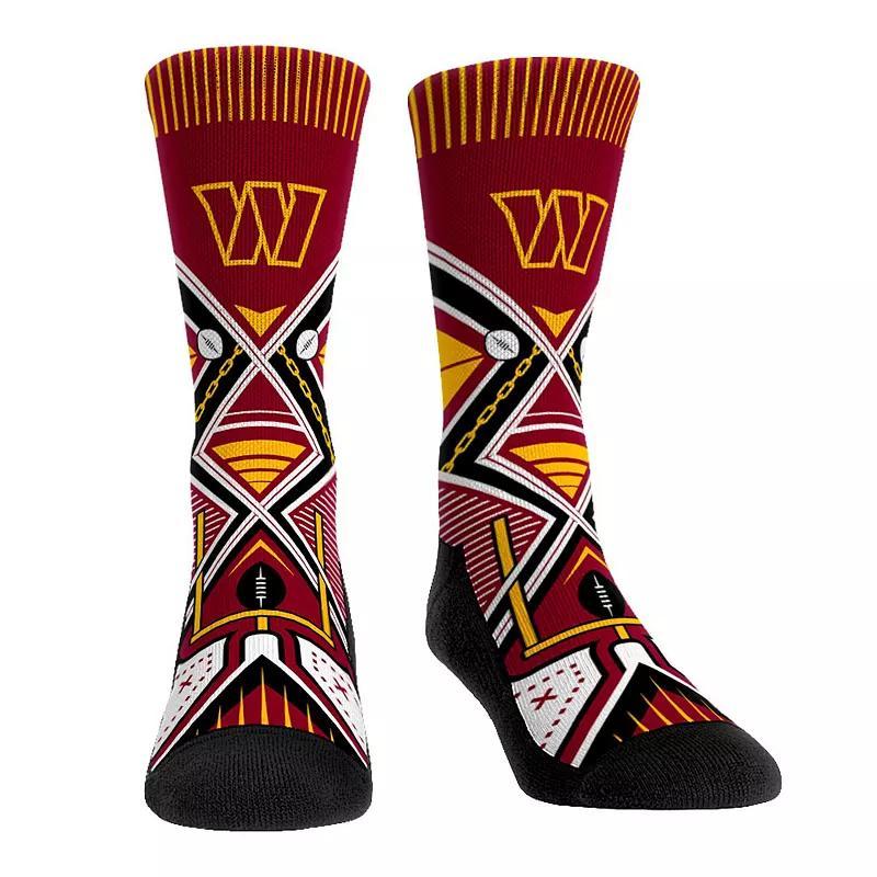 Mens and Womens Rock Em Socks Washington Commanders Move the Chains Crew Socks Product Image