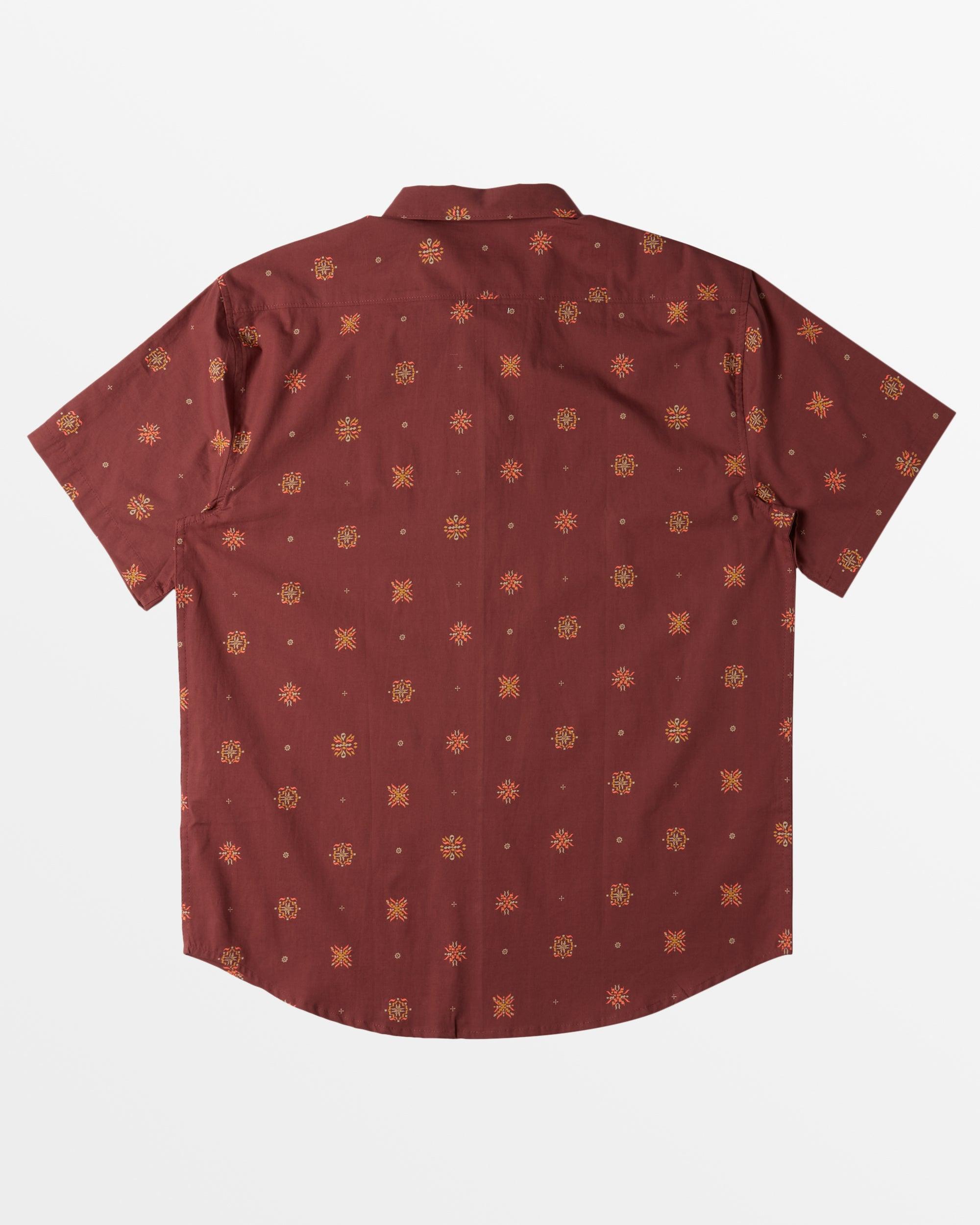 Sundays Mini Short Sleeve Shirt - Dusty Red Male Product Image