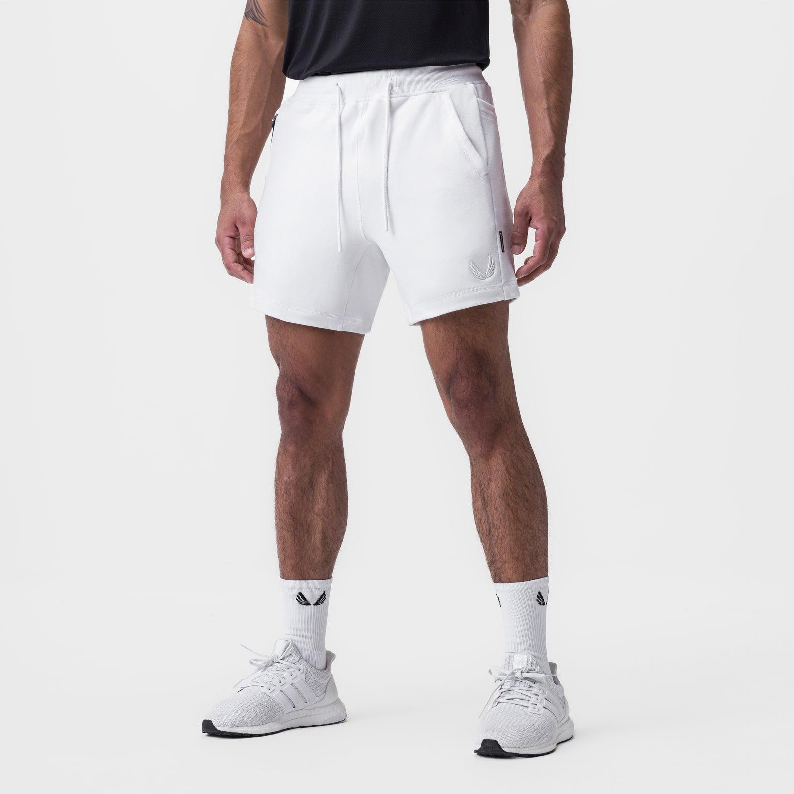 0867. Tech-Terry™ Sidelock Sweat Short -  White Product Image