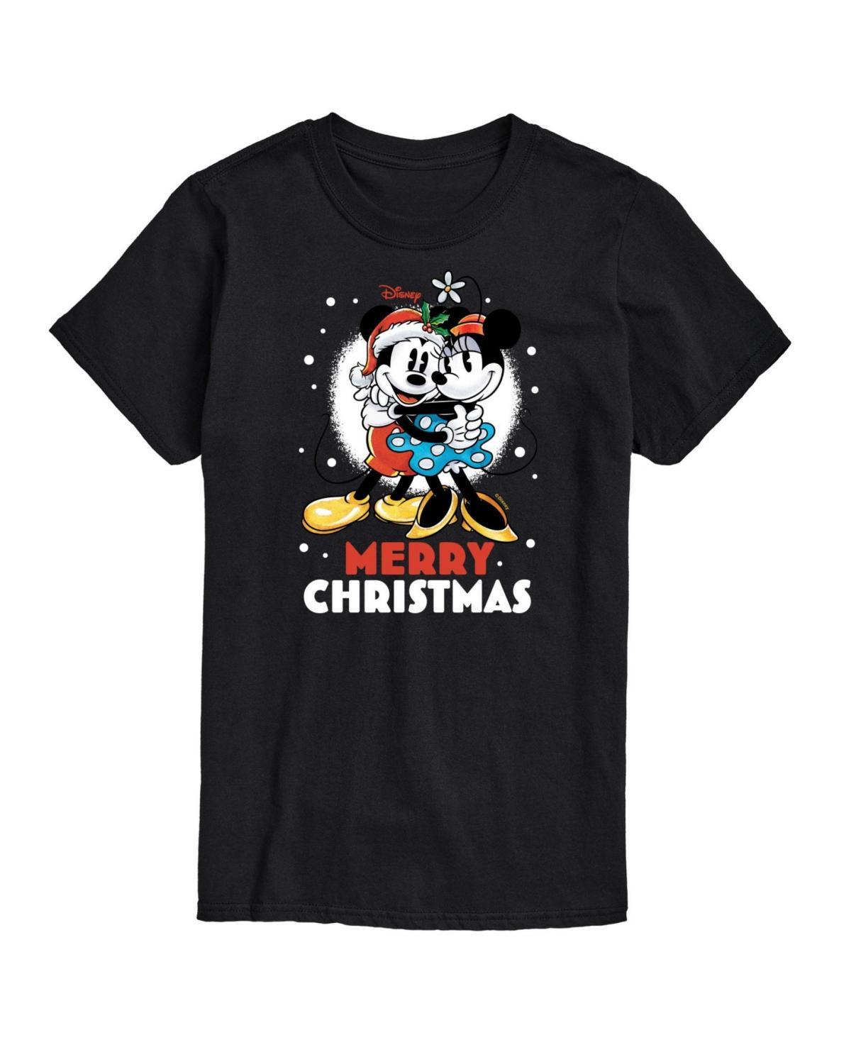 Disneys Mickey Mouse & Friends Mens Christmas Grid Graphic Tee Product Image