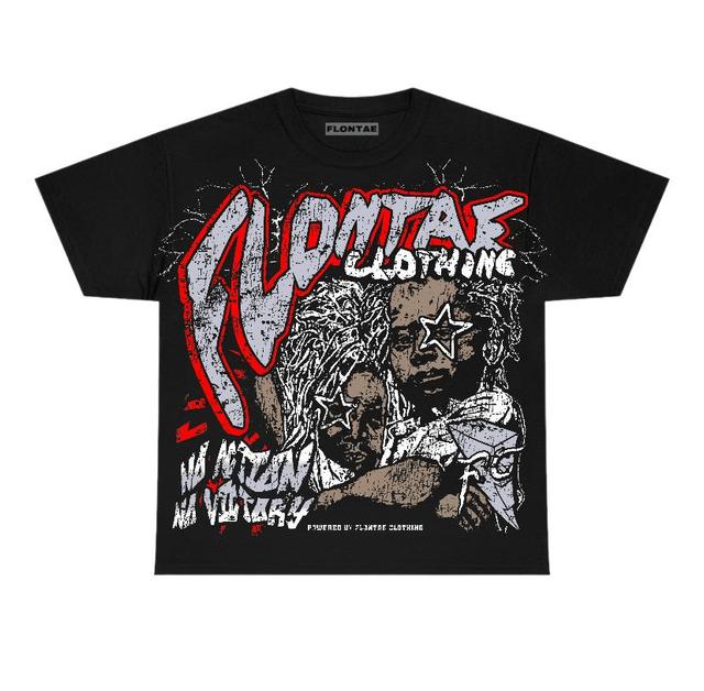 Black Cement 3s Flontae T-Shirt No Action Graphic Product Image