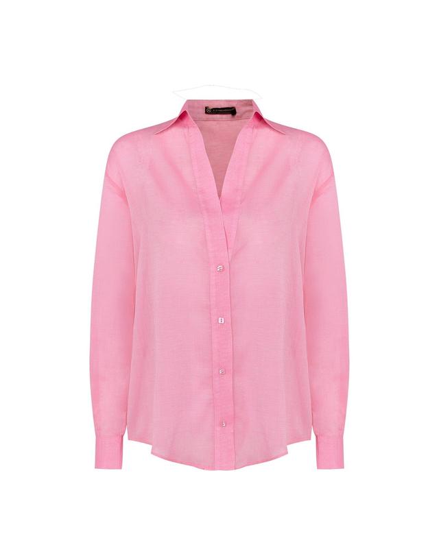 Lyra Long Sleeve Blouse - Gerbera Product Image