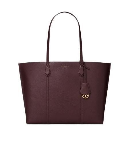 TORY BURCH Perry Triple-compartment Tote In Red Product Image