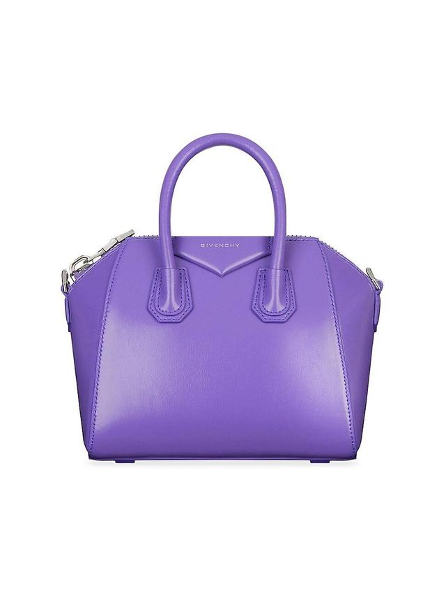 Womens Mini Antigona Bag in Box Leather Product Image