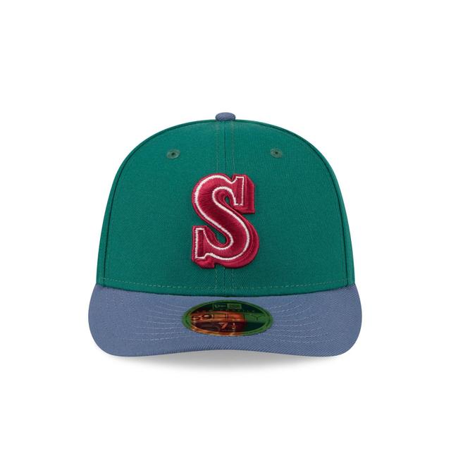 Seattle Mariners Green Gemstone Low Profile 59FIFTY Fitted Hat Male Product Image