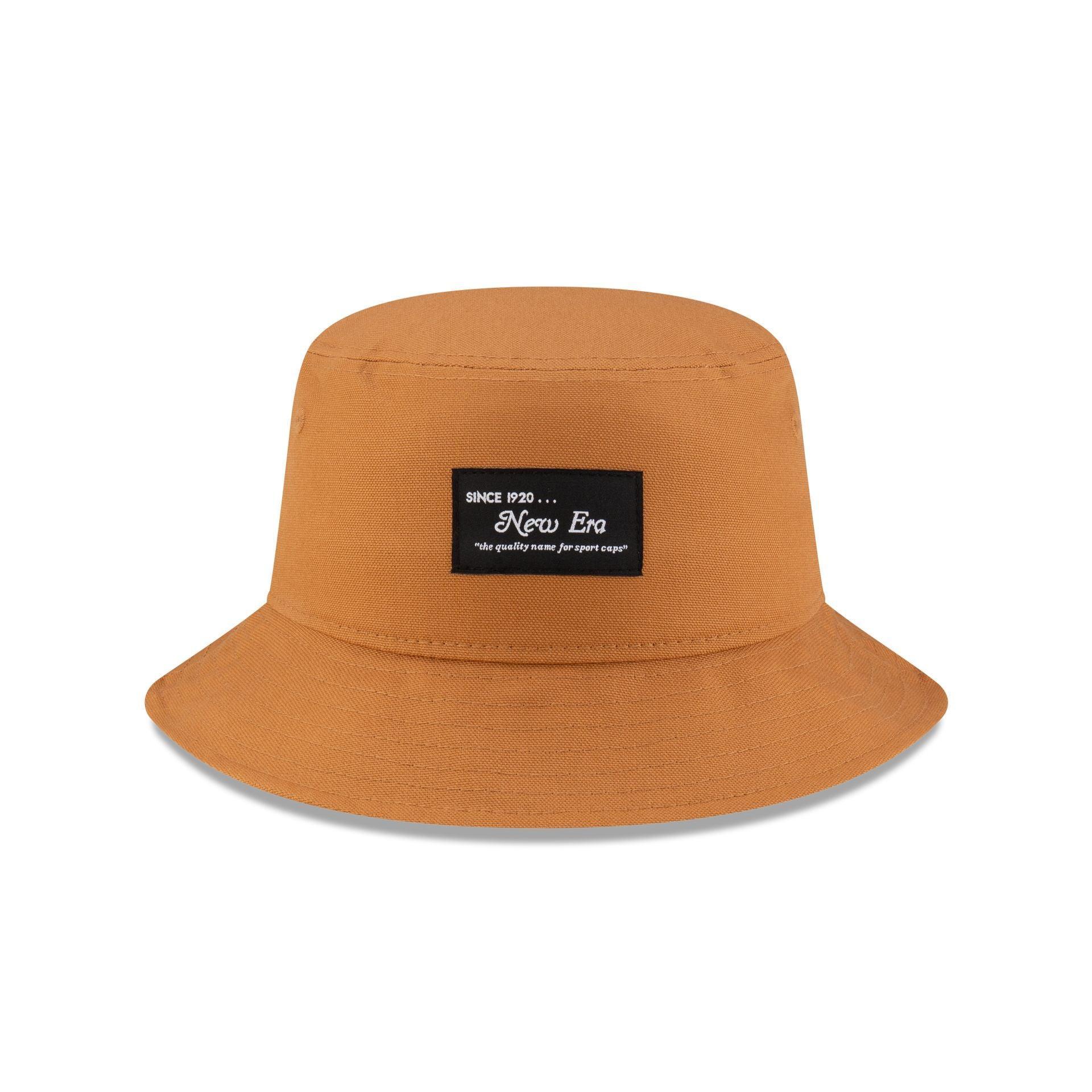 New Era Cap Brown Duck Canvas Bucket Hat Male Product Image