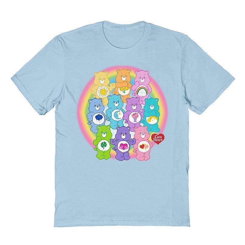 Mens Care Bear T-Shirt Light Blue Product Image