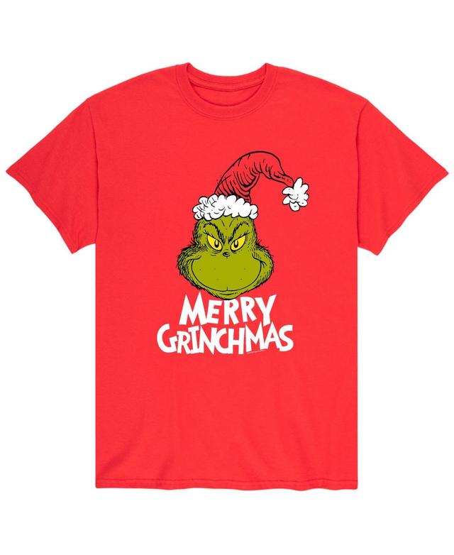 Mens Dr. Seuss The Grinch Merry Grinchmas T-shirt Product Image