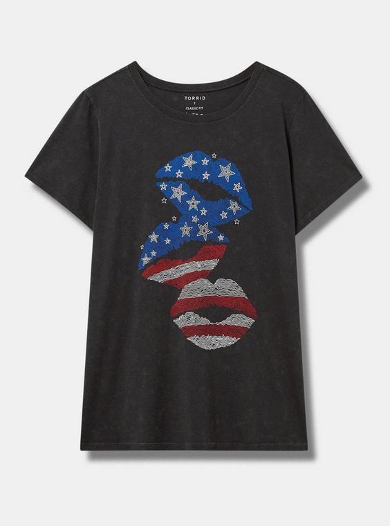 American Lips Fit Heritage Jersey Tee Product Image