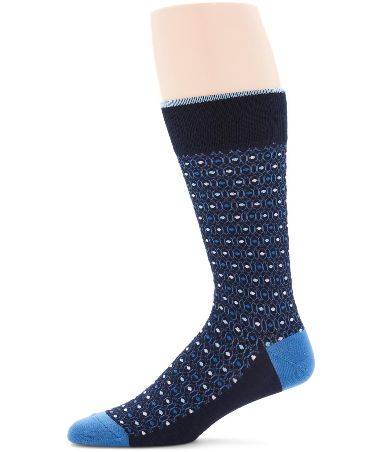 Perry Ellis Portfolio Mens Moisture-Wicking Stretch Neat Dress Socks Product Image