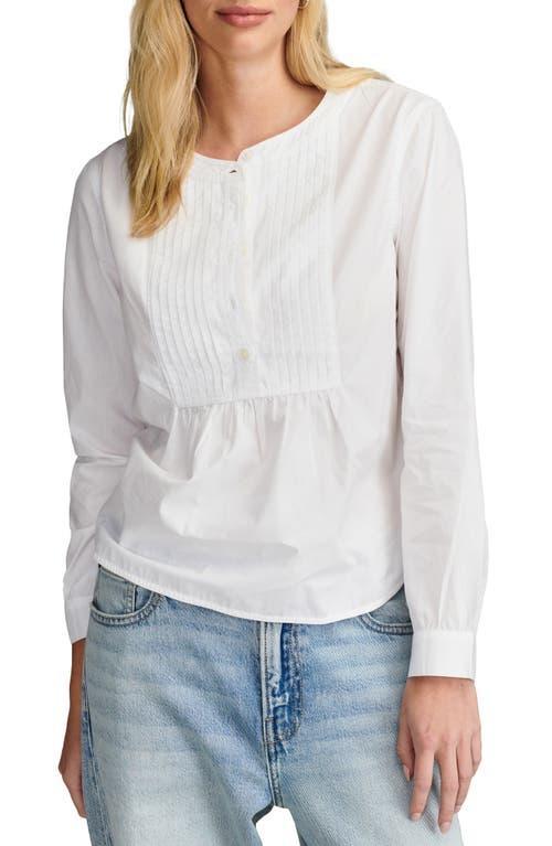 Lucky Brand Pintuck Bib Top Product Image