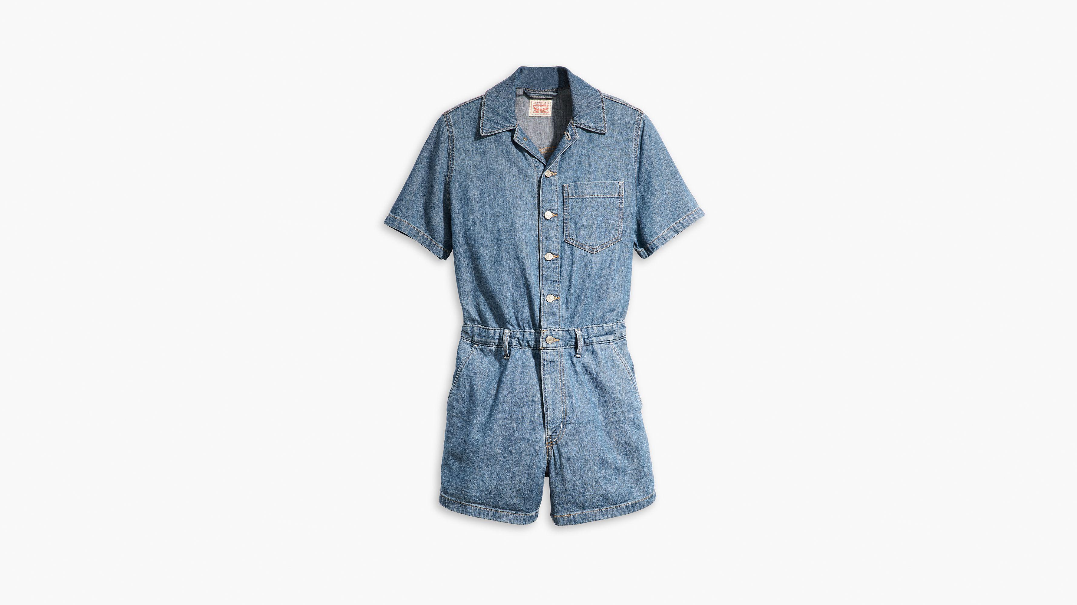 Levis Heritage Short Sleeve Romper - Womens Product Image