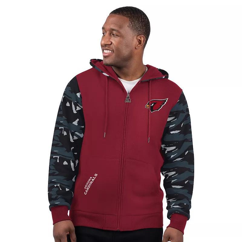 Mens Starter Cardinal Arizona Cardinals Thursday Night Gridiron Full-Zip Hoodie Product Image