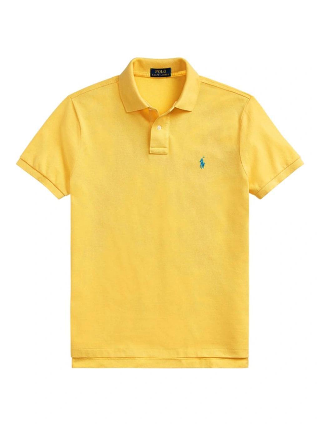 Cotton Mesh Custom Slim Fit Polo Shirt In Canterbury Product Image