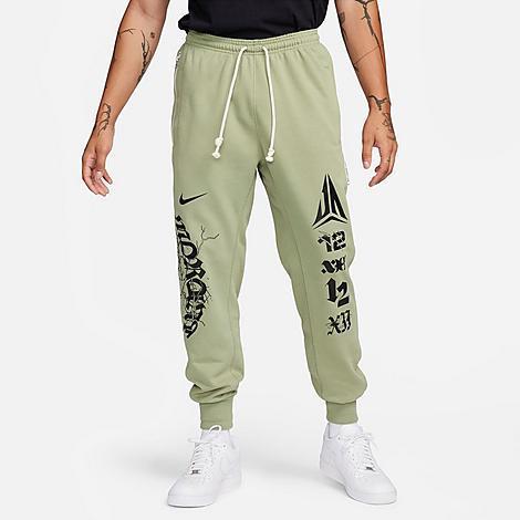 Nike Mens Nike Ja Morant Dri-FIT Standard Issue Joggers - Mens Oil Green/Black Product Image