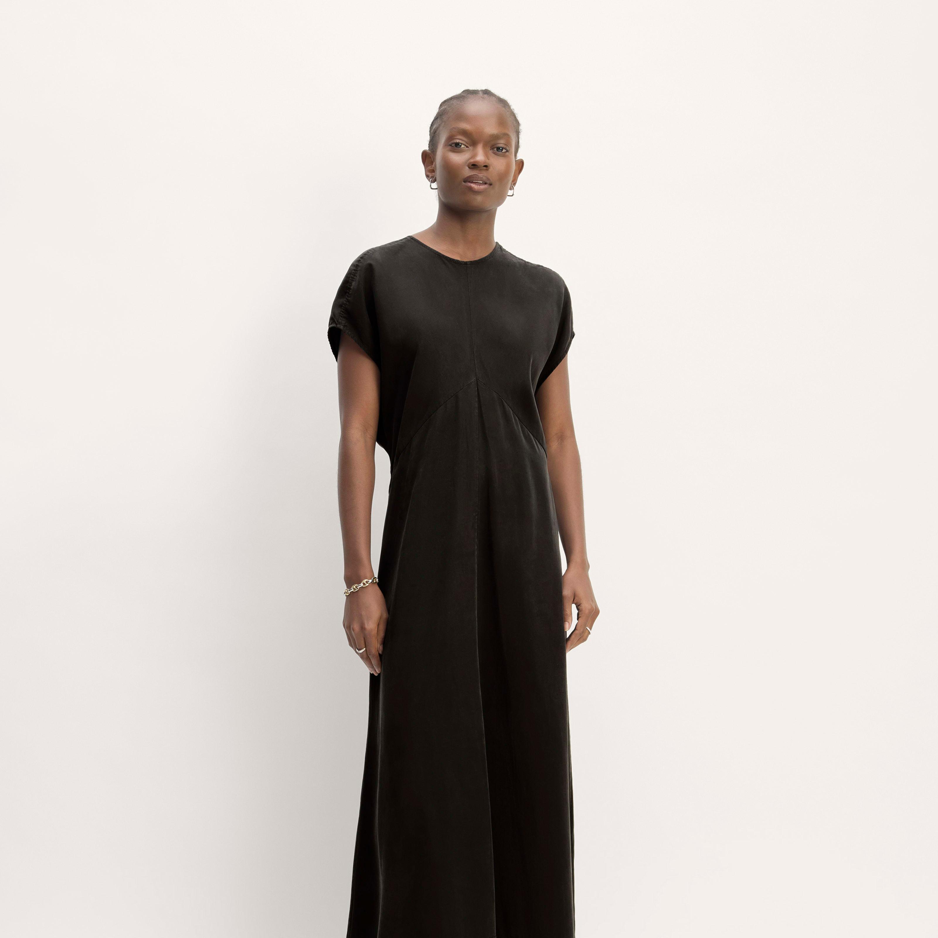 The TENCEL™ Short-Sleeve Midi Dress Product Image