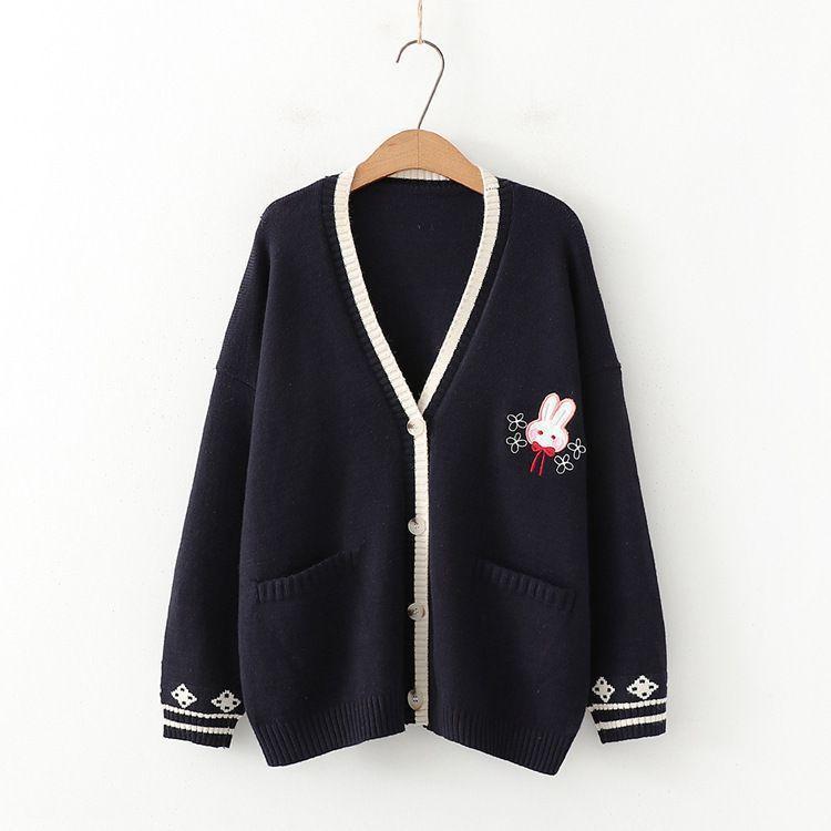 Embroidered Cardigan Product Image