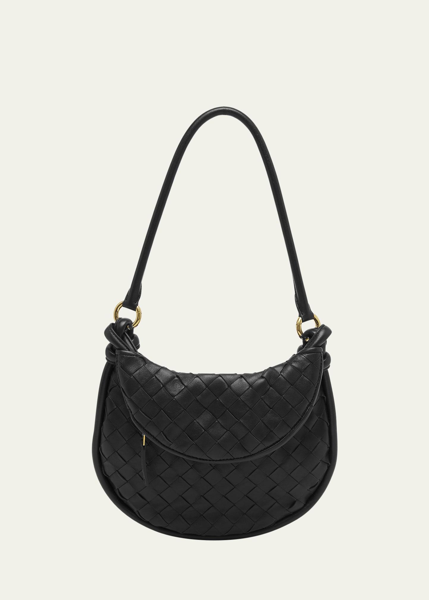 Bottega Veneta Small Gemelli Intrecciato Leather Shoulder Bag Product Image