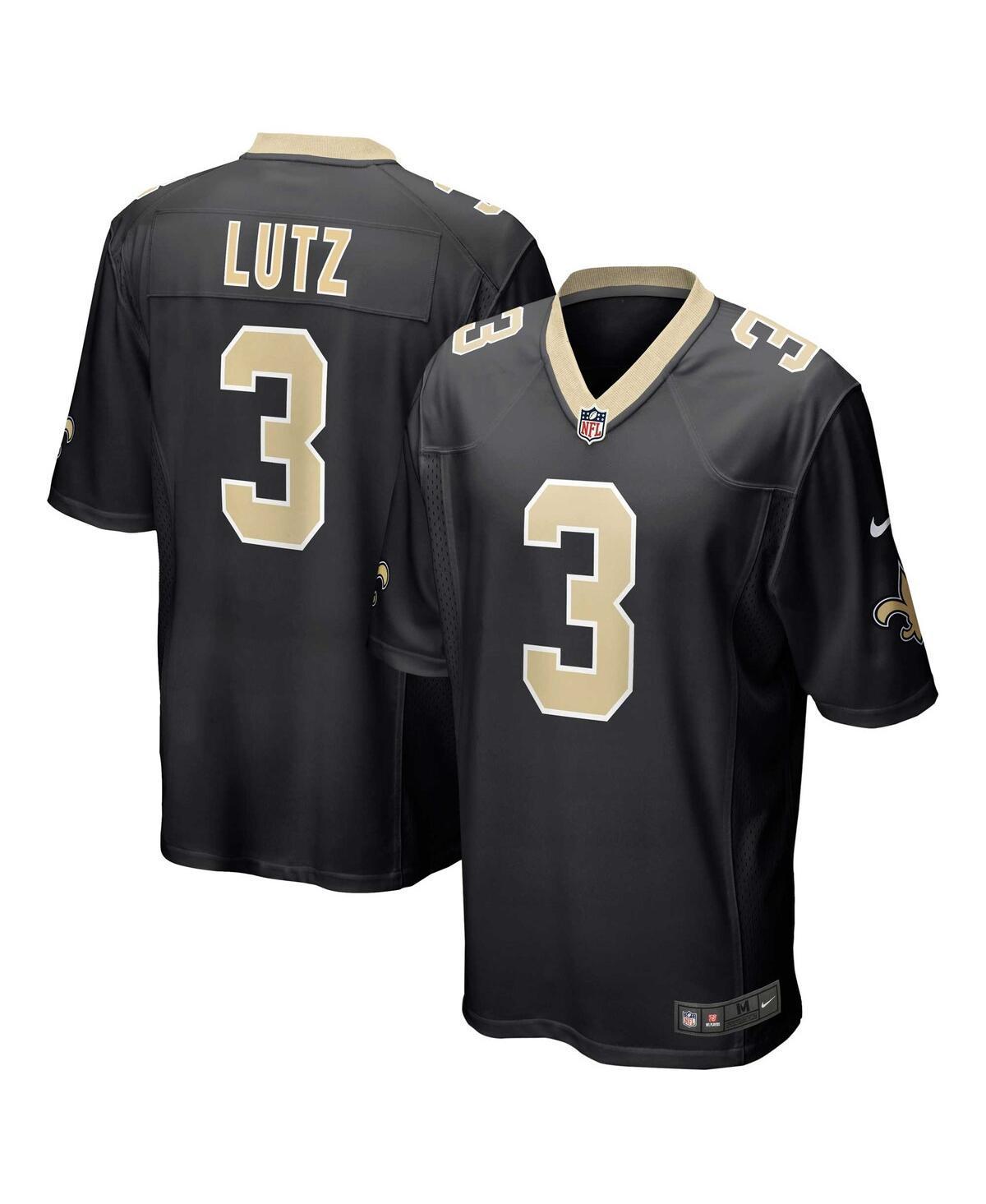 Mens Nike Wil Lutz Black New Orleans Saints Game Jersey - Black Product Image