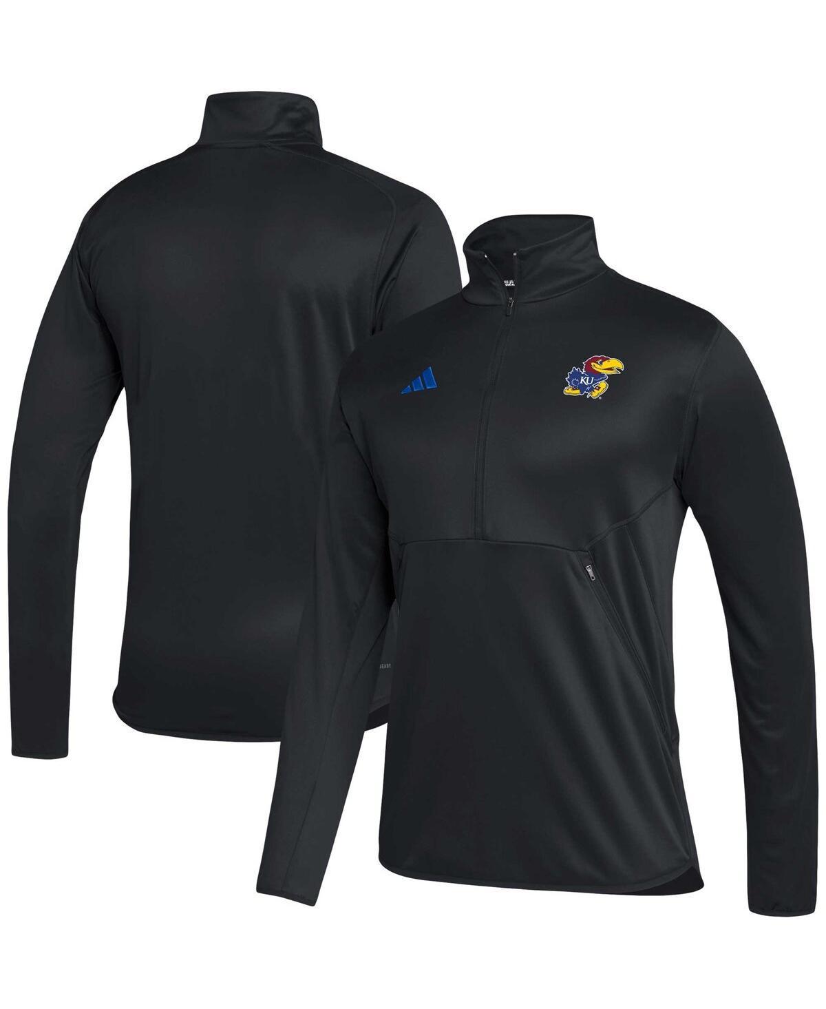 Mens adidas Kansas Jayhawks 2023 Sideline AEROREADY Half-Zip Top Product Image