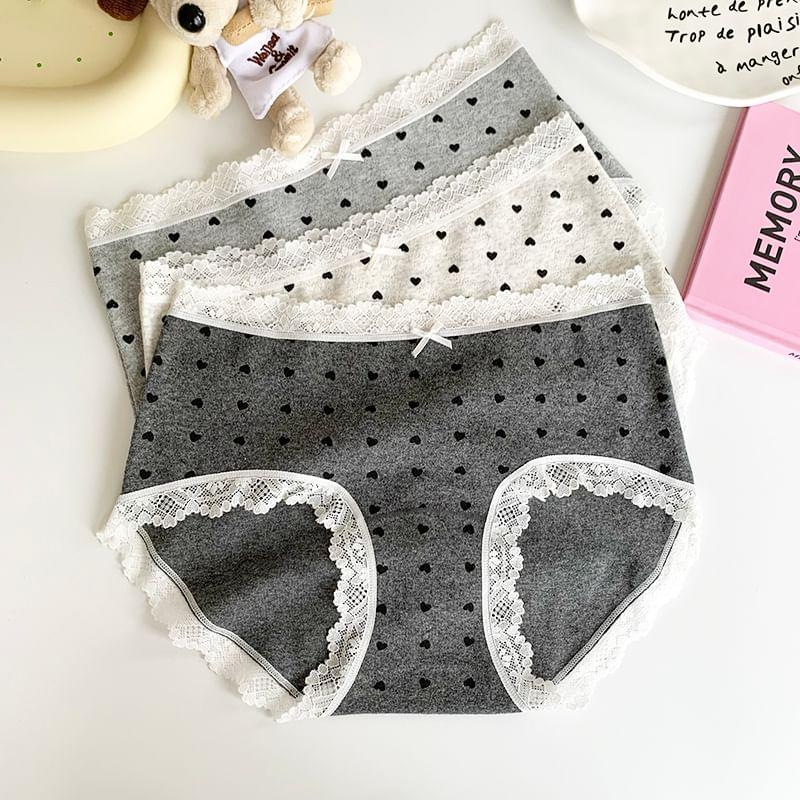 Heart Pattern Panty Product Image