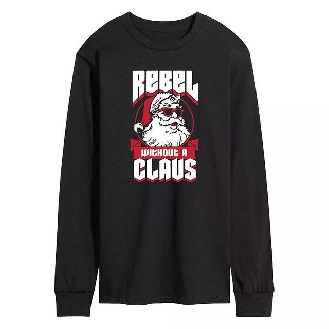 Mens Rebel Without A Claus Long Sleeve Tee Product Image