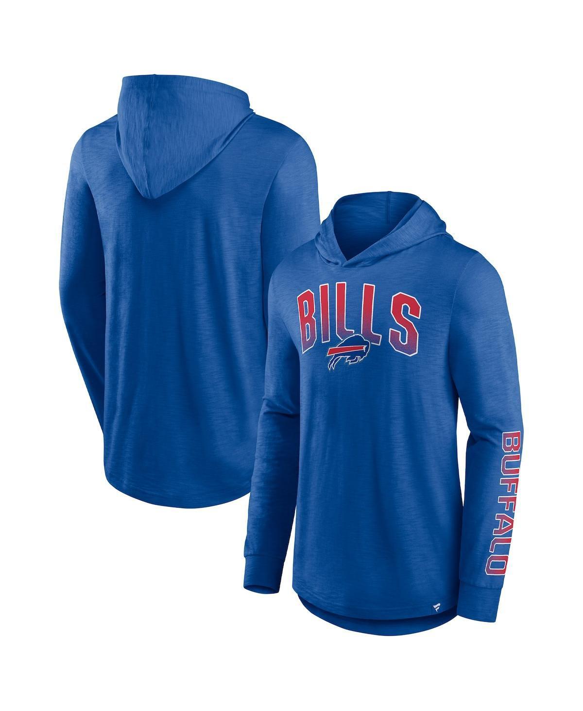 Mens Fanatics Branded Royal Buffalo Bills Front Runner Long Sleeve Hooded T-Shirt Product Image