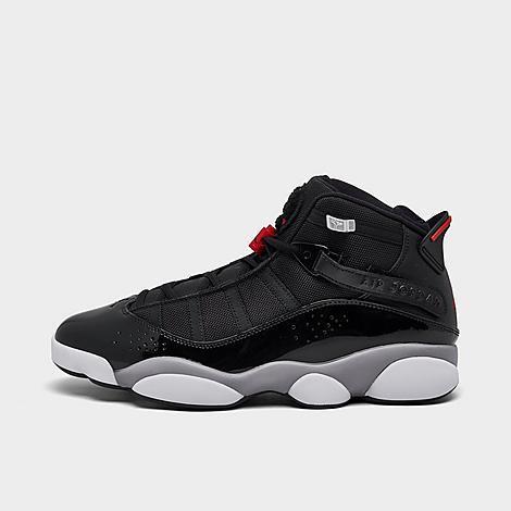 Jordan Mens Jordan 6 Rings AP - Mens Basketball Shoes Black/Fire Red/White Product Image