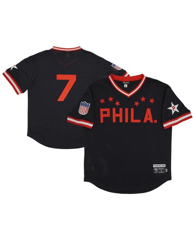 Mens Rings & Crwns #7 Black Philadelphia Stars Mesh Replica V-Neck Jersey - Black Product Image