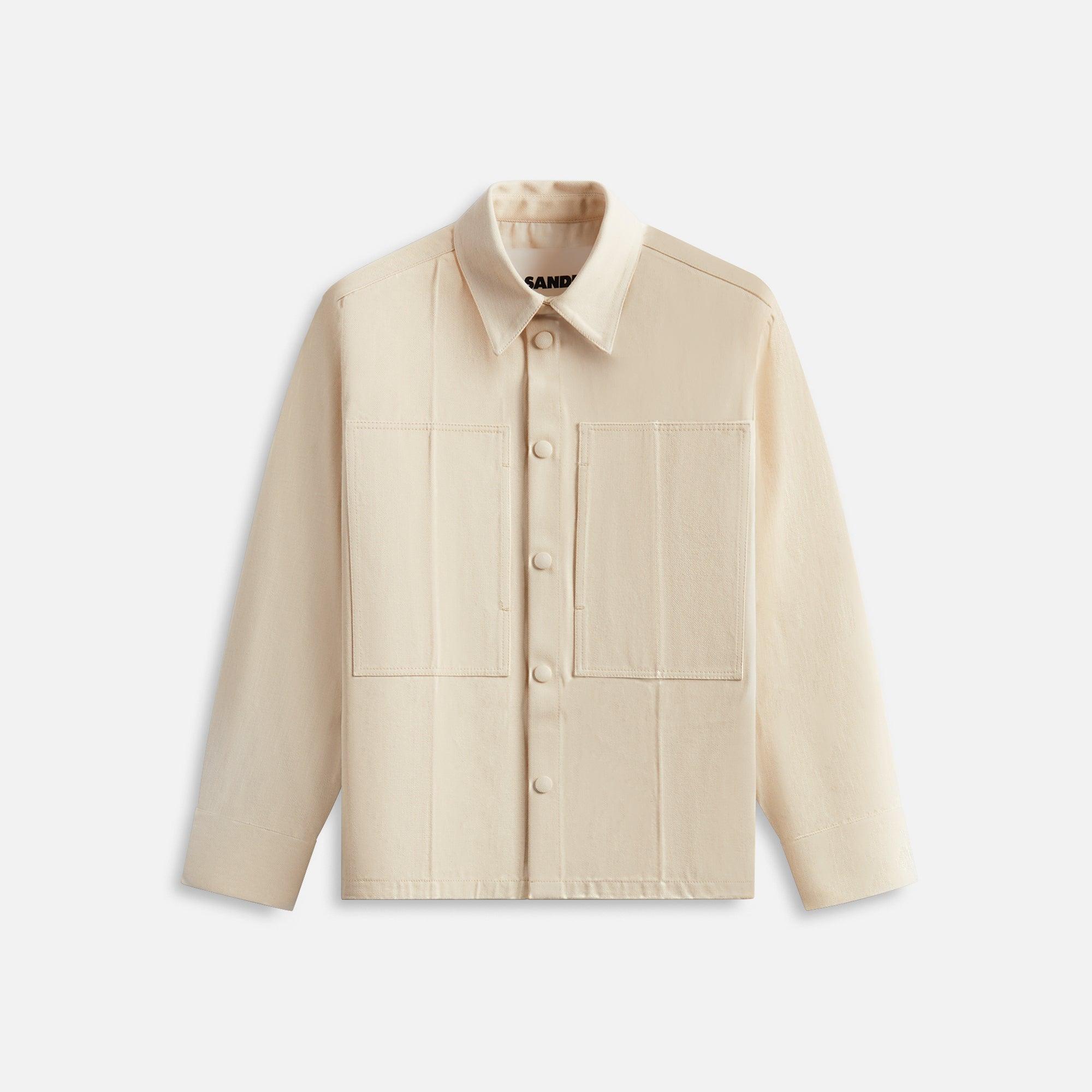 Jil Sander Sea Island Denim Shirt - Alabaster Male Product Image