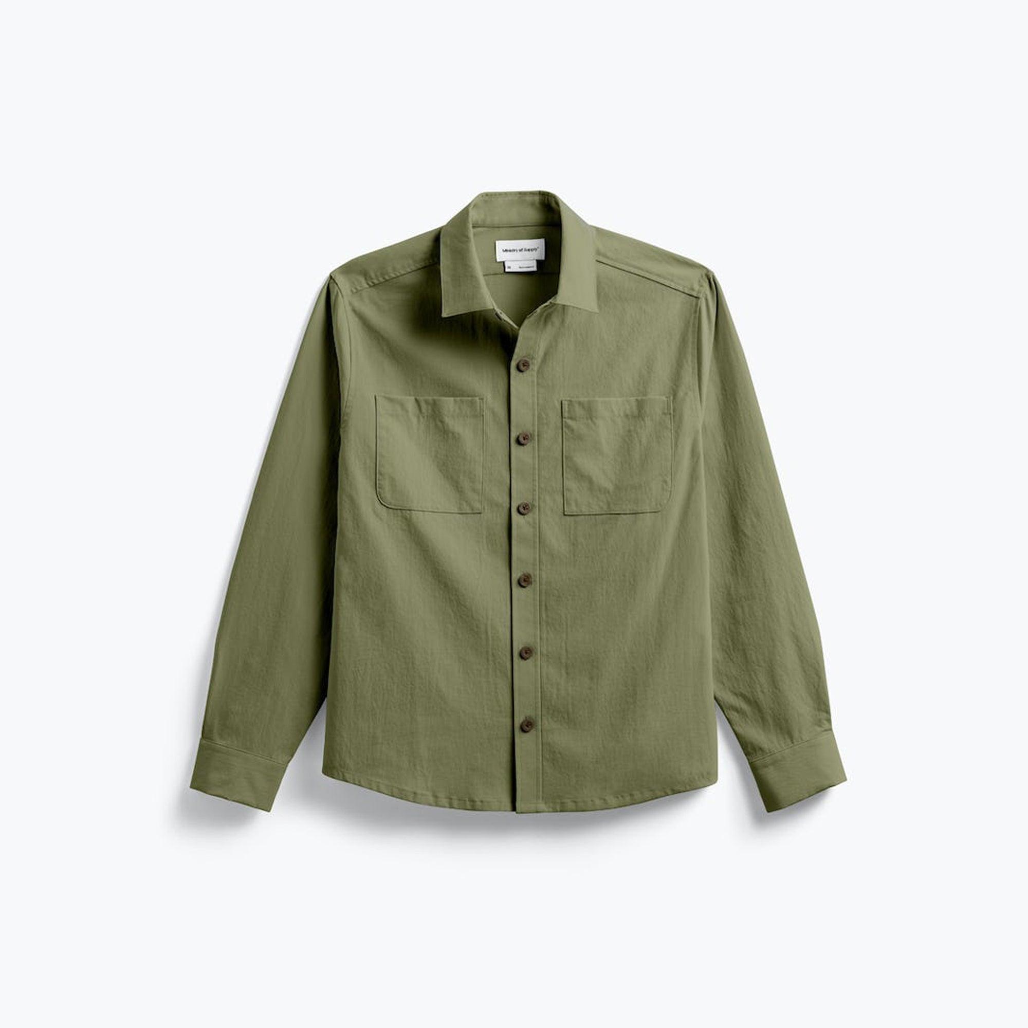 Men’s Pace Poplin Overshirt Product Image