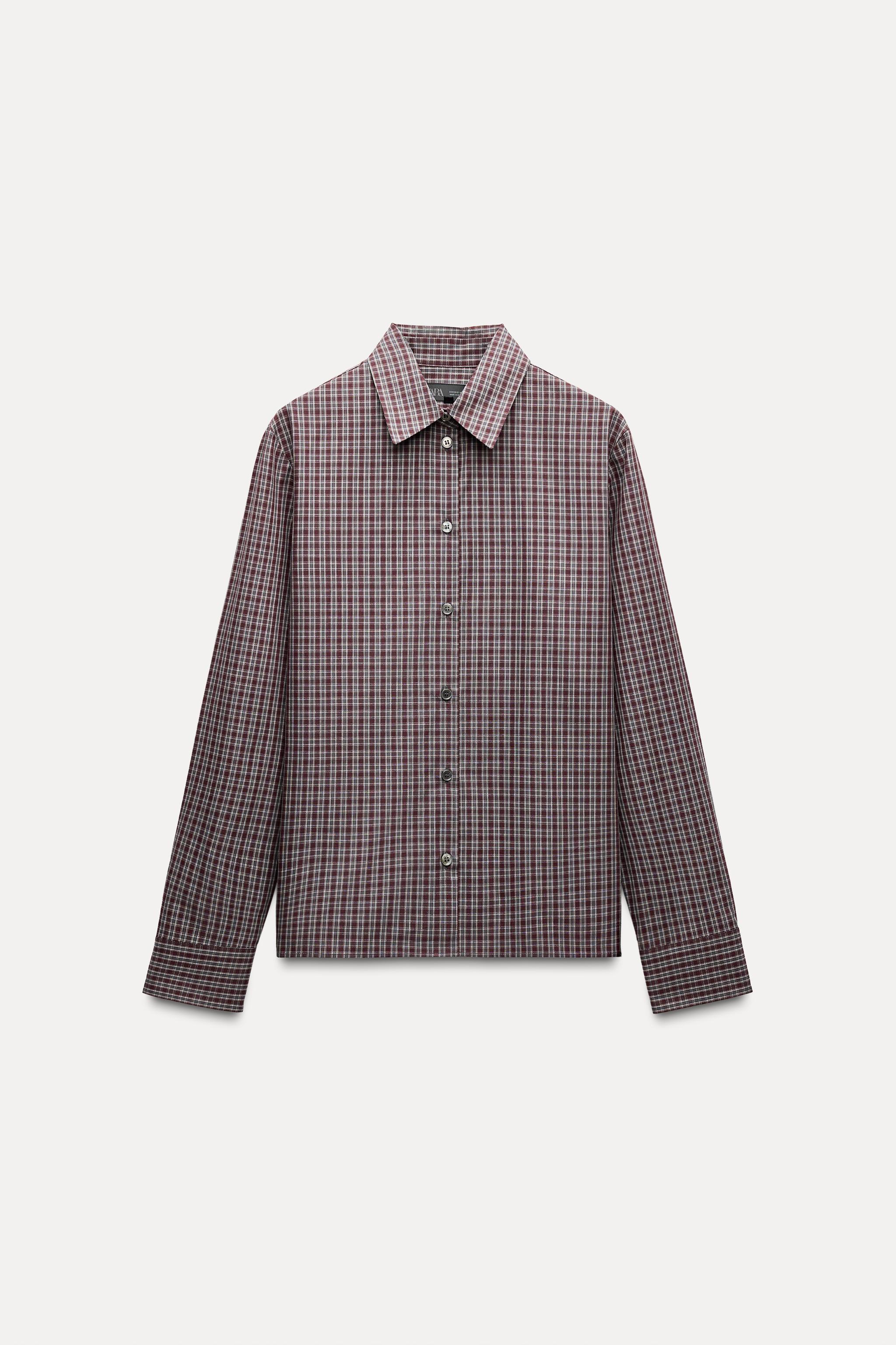 CHECKERED SHIRT ZW COLLECTION Product Image