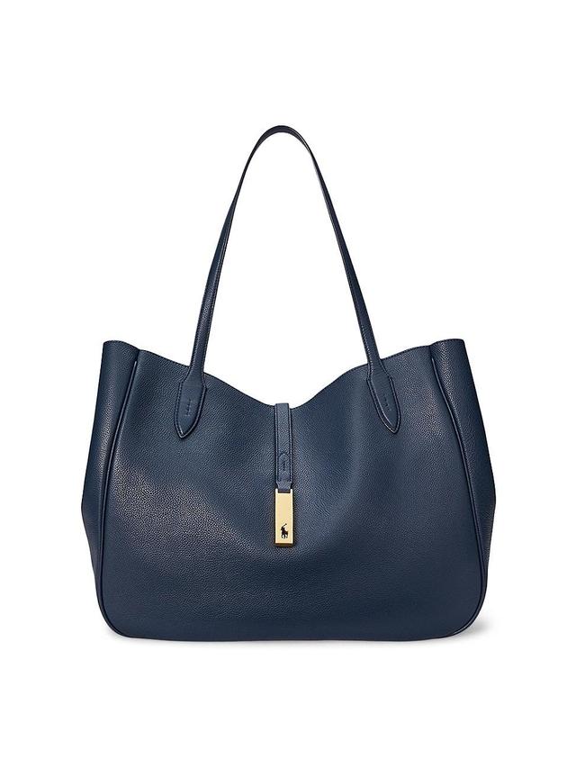 Womens Polo ID Leather Tote Bag Product Image