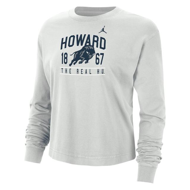 Women's Howard Jordan College Boxy Long-Sleeve T-Shirt Product Image