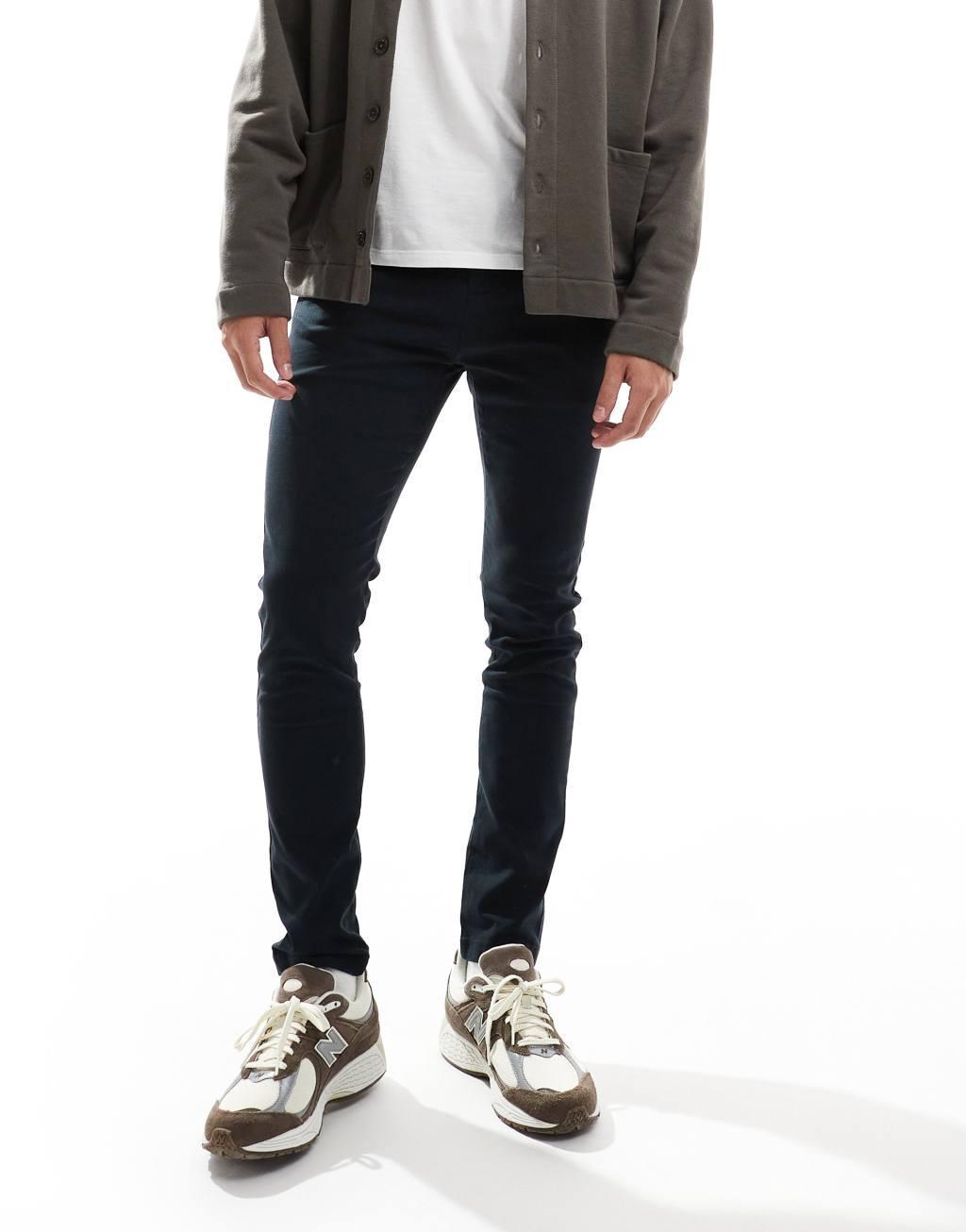 ASOS DESIGN 2 pack skinny chinos Product Image