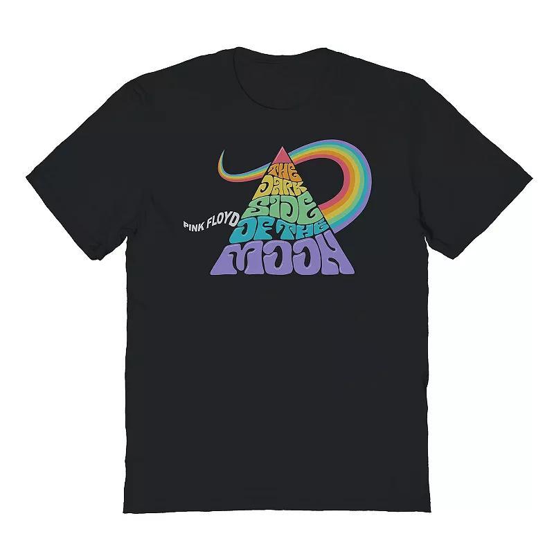 Men's Pink Floyd Dark Side of The Moon Graphic Tee, Size: Medium, Black Product Image