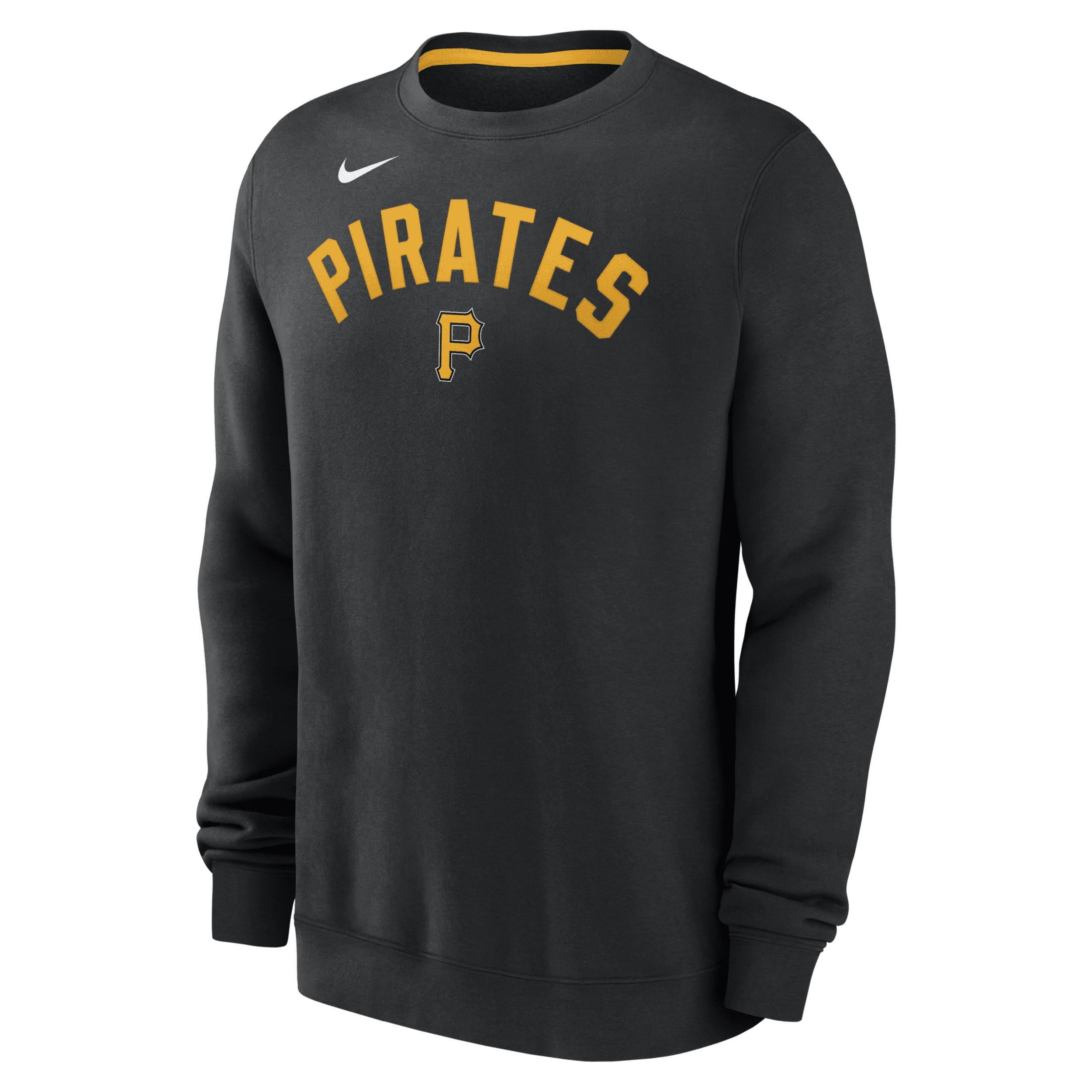 Mens Nike Pittsburgh Pirates Classic Fleece Performance Pullover Sweatshirt Product Image