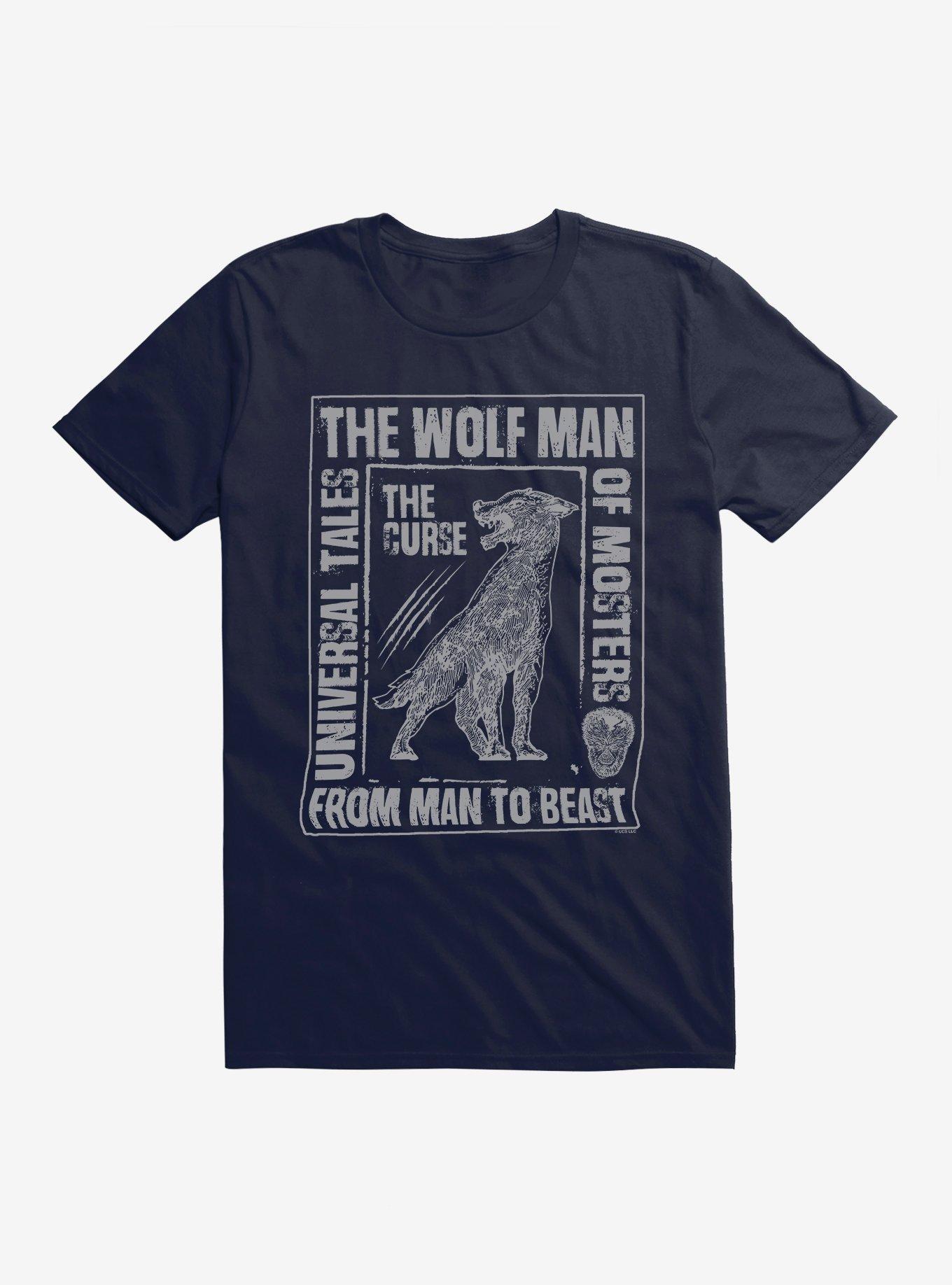 Universal Monsters The Wolf Man Tales Of The Beast T-Shirt Product Image