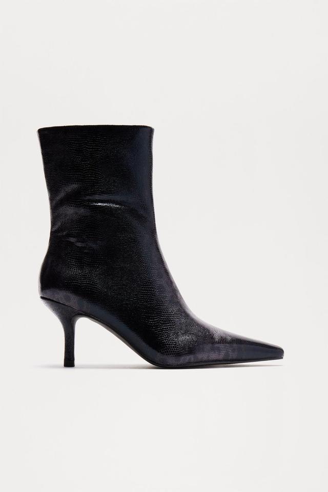 Meg Heeled Booties - Black/combo Product Image