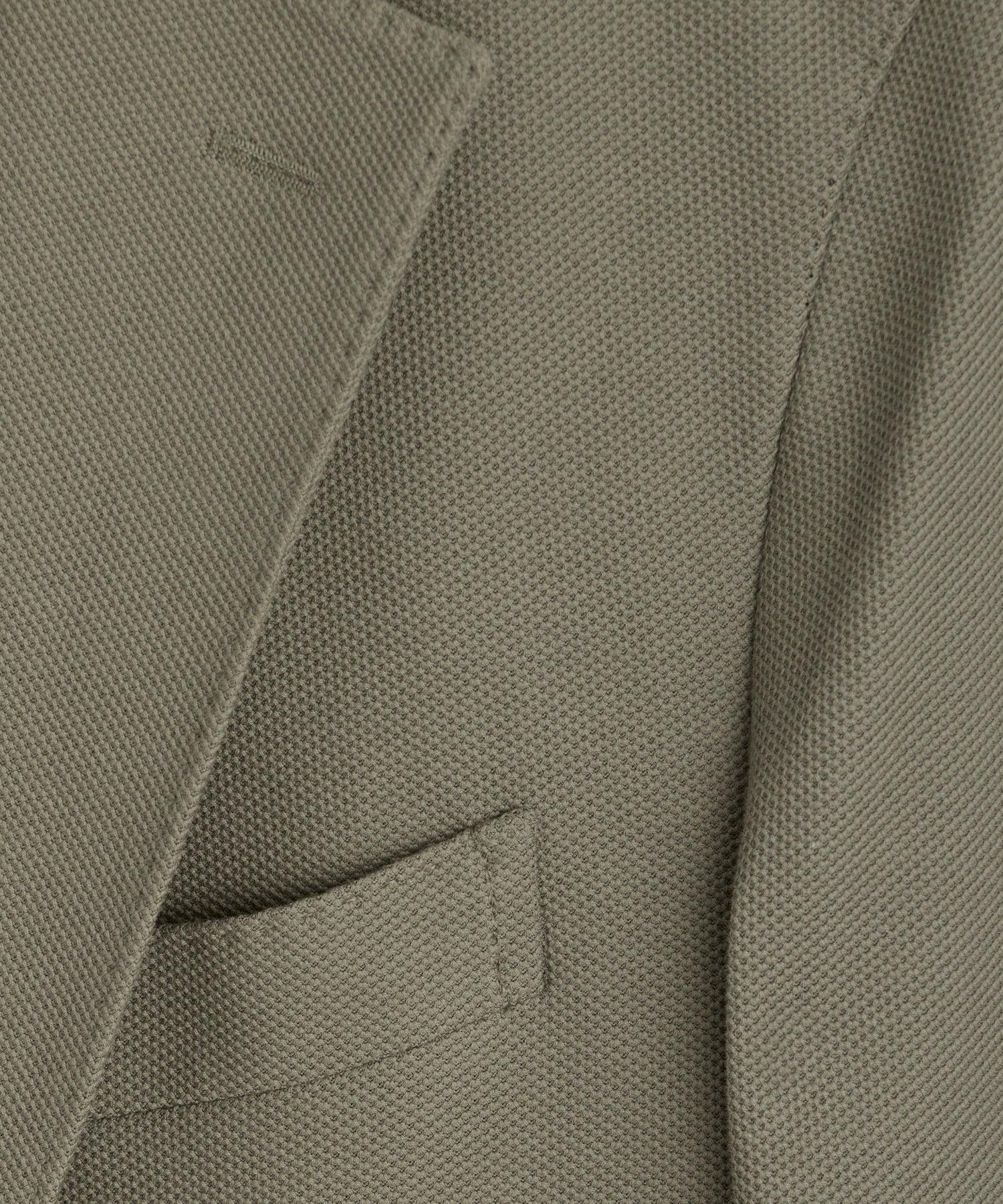 Italian Knit Sport Coat in Faded Surplus Product Image