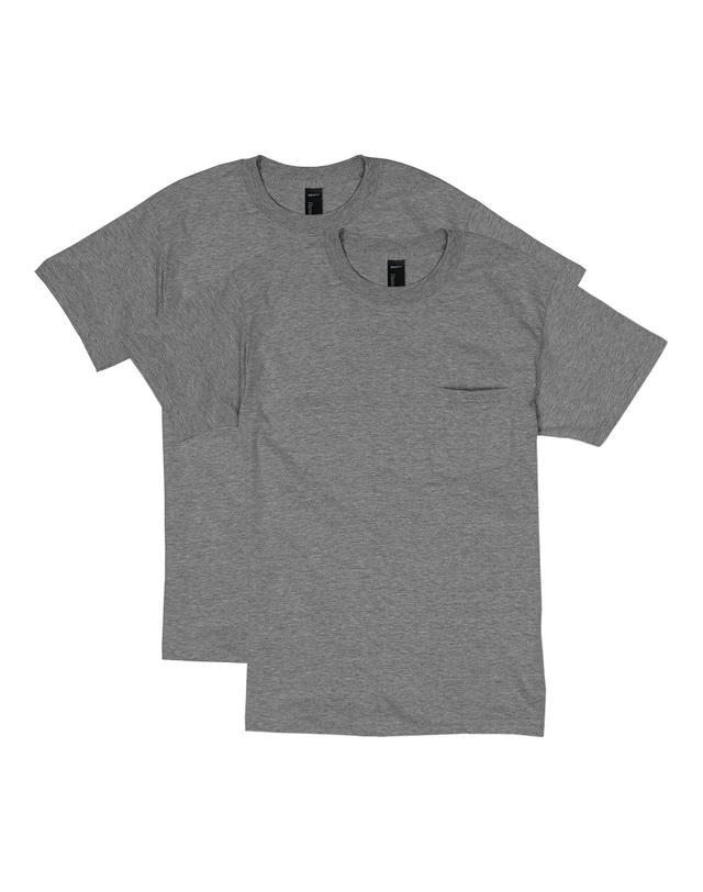 Hanes Beefy-T Unisex Pocket T-Shirt Black S Product Image