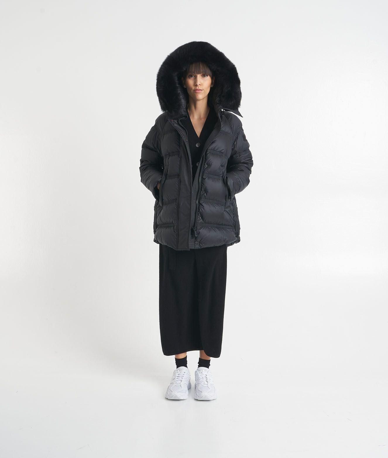 Down jacket with large hood 'Takan' Product Image