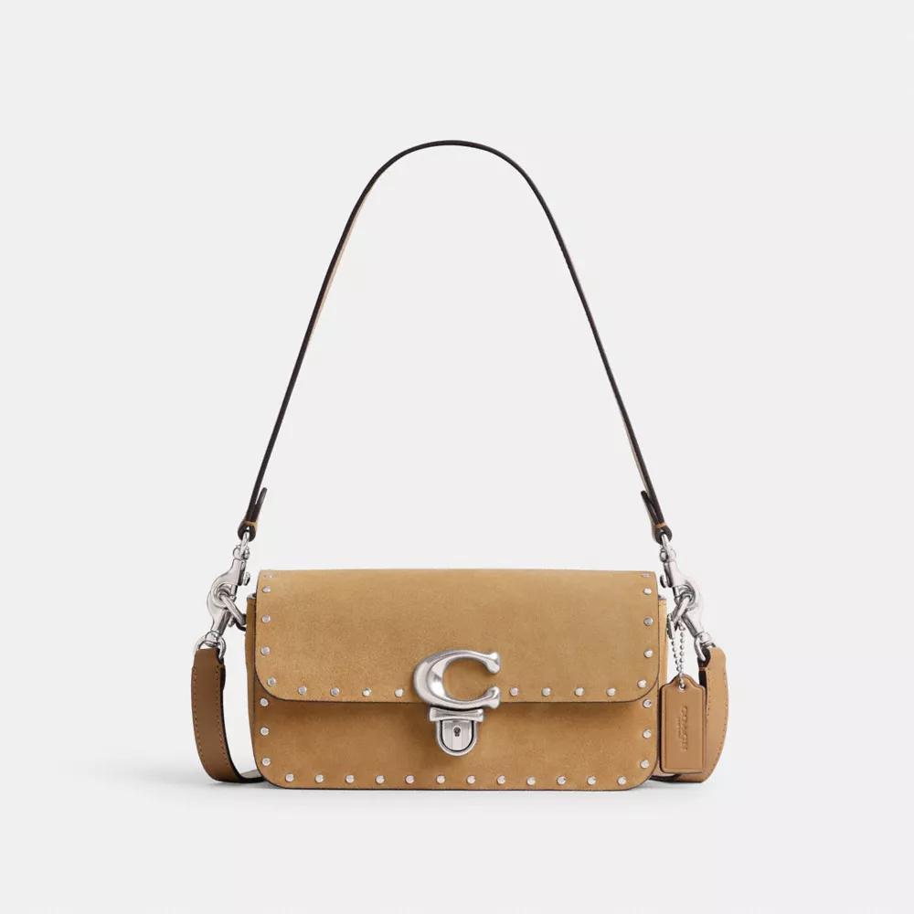 Studio Baguette Bag With Rivets Product Image