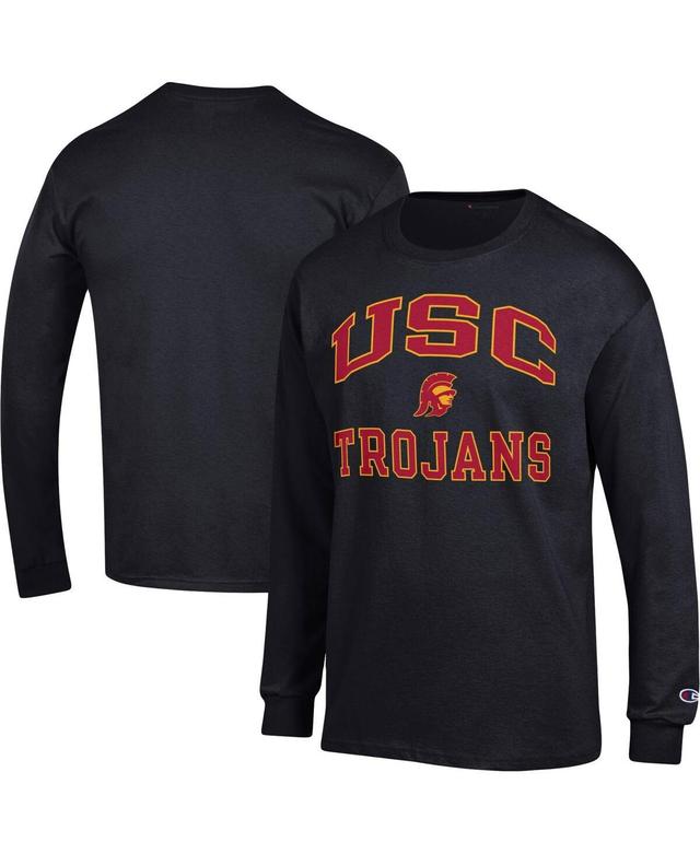 Mens Champion Black Usc Trojans High Motor Long Sleeve T-shirt Product Image