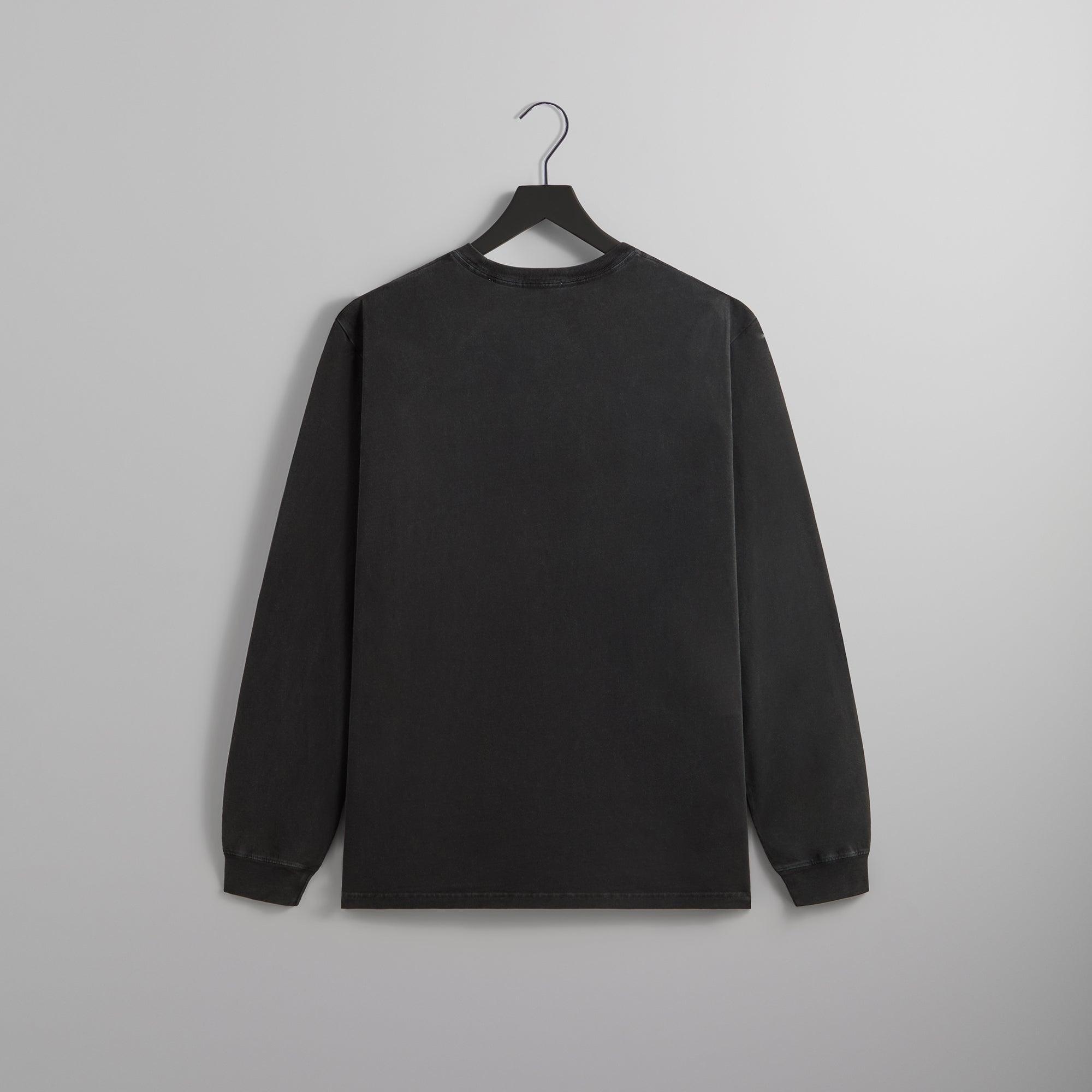 Kith Long Sleeve Vintage Tee - Black Male Product Image