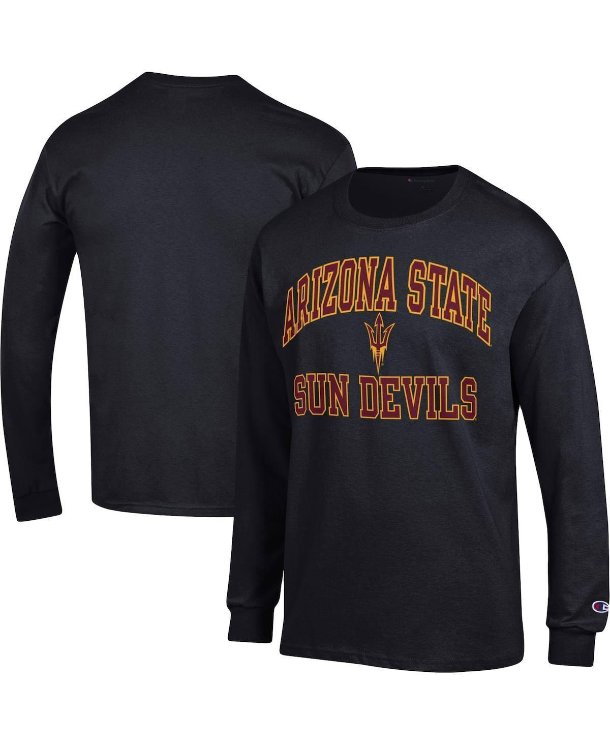 Mens Champion Black Arizona State Sun Devils High Motor Long Sleeve T-shirt Product Image