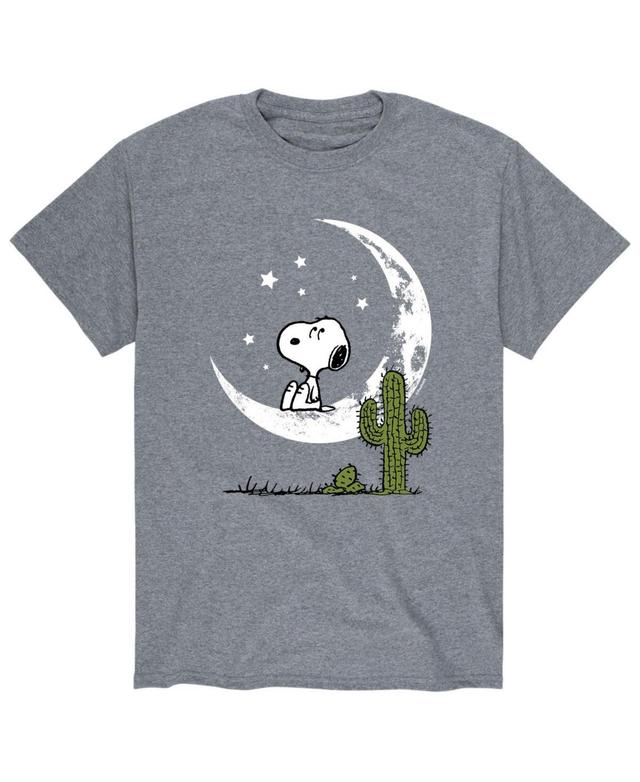 Mens Peanuts Desert Moon Tee Med Grey Product Image