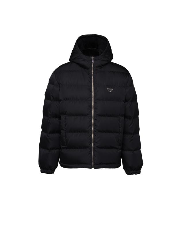 Cropped Re-Nylon down jacket Product Image