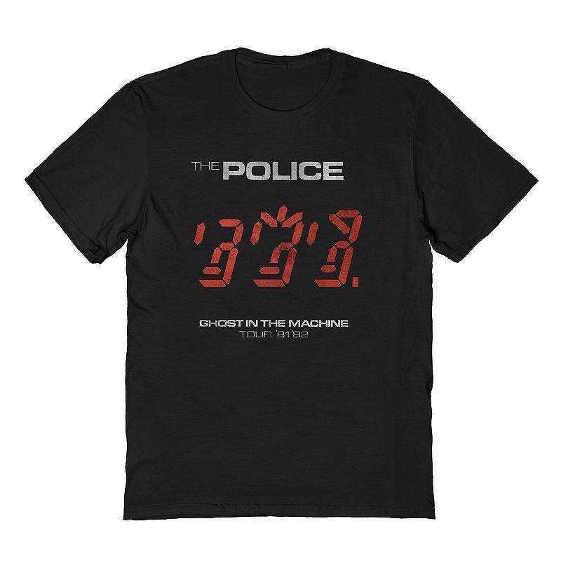 Mens The Police Tee Black Product Image